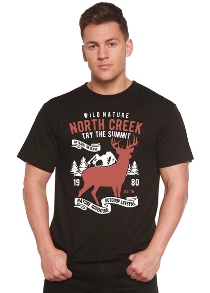 North Creek Spun Bamboo® Men's Bamboo Viscose/Organic Cotton Short Sleeve Graphic T-Shirt Spun Bamboo