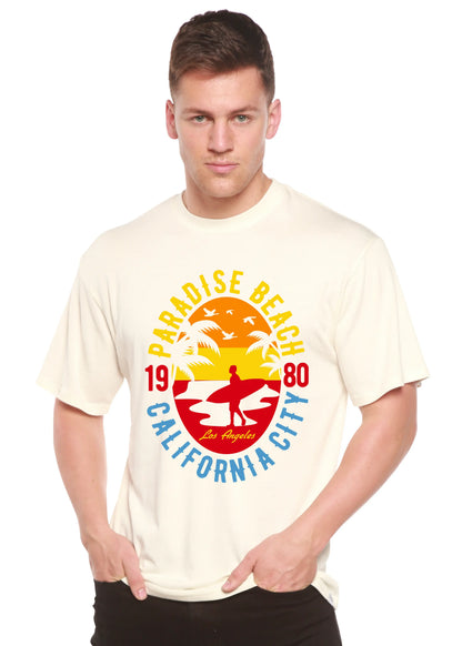 Sunshine Paradise Spun Bamboo® Men's Bamboo Viscose/Organic Cotton Short Sleeve Graphic T-Shirt Spun Bamboo