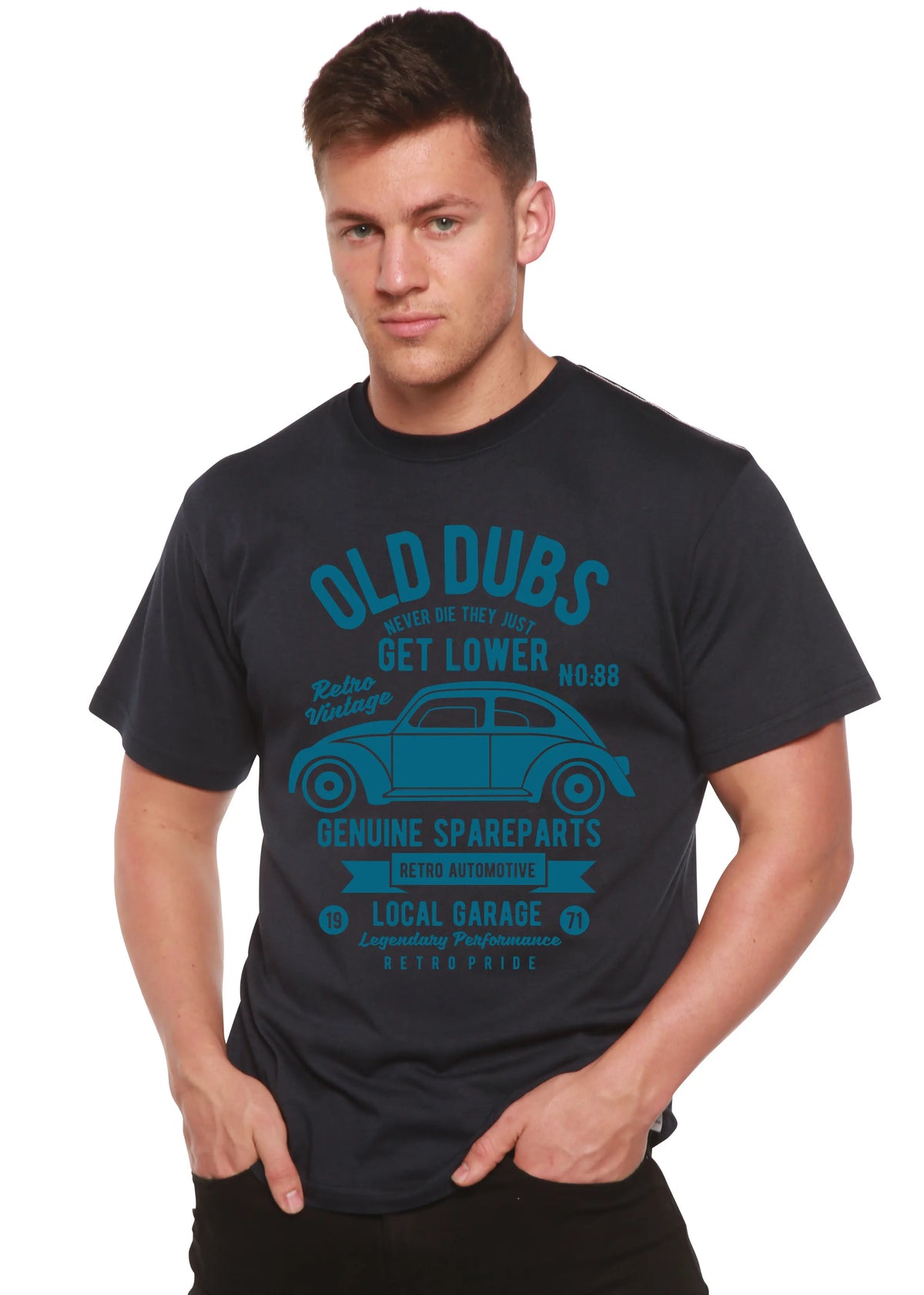 Old Dubs Spun Bamboo® Men's Bamboo Viscose/Organic Cotton Short Sleeve Graphic T-Shirt Spun Bamboo