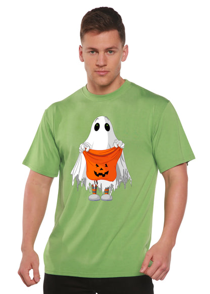 Boo Halloween Men's Bamboo Viscose/Organic Cotton Short Sleeve Graphic T-Shirt Spun Bamboo