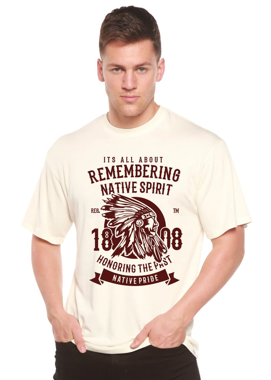 Remembering Spun Bamboo® Men's Bamboo Viscose/Organic Cotton Short Sleeve Graphic T-Shirt Spun Bamboo