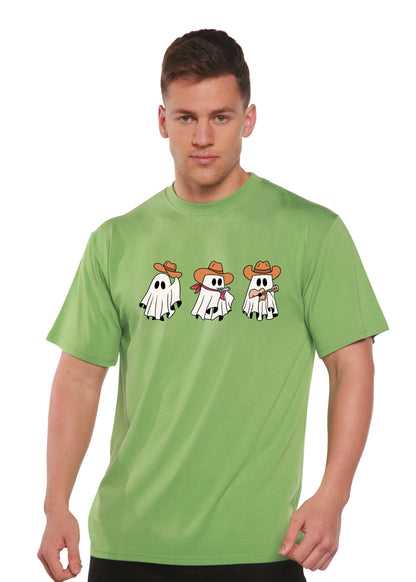 Cowboy Ghosts Unisex Bamboo Viscose/Organic Cotton Short Sleeve Graphic T-Shirt Spun Bamboo