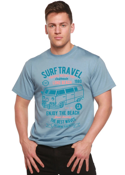 Surf Travel Spun Bamboo® Men's Bamboo Viscose/Organic Cotton Short Sleeve Graphic T-Shirt Spun Bamboo