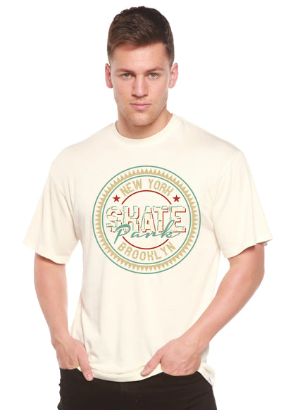 New York Skate Pank Men's Bamboo Viscose/Organic Cotton Short Sleeve Graphic T-Shirt Spun Bamboo
