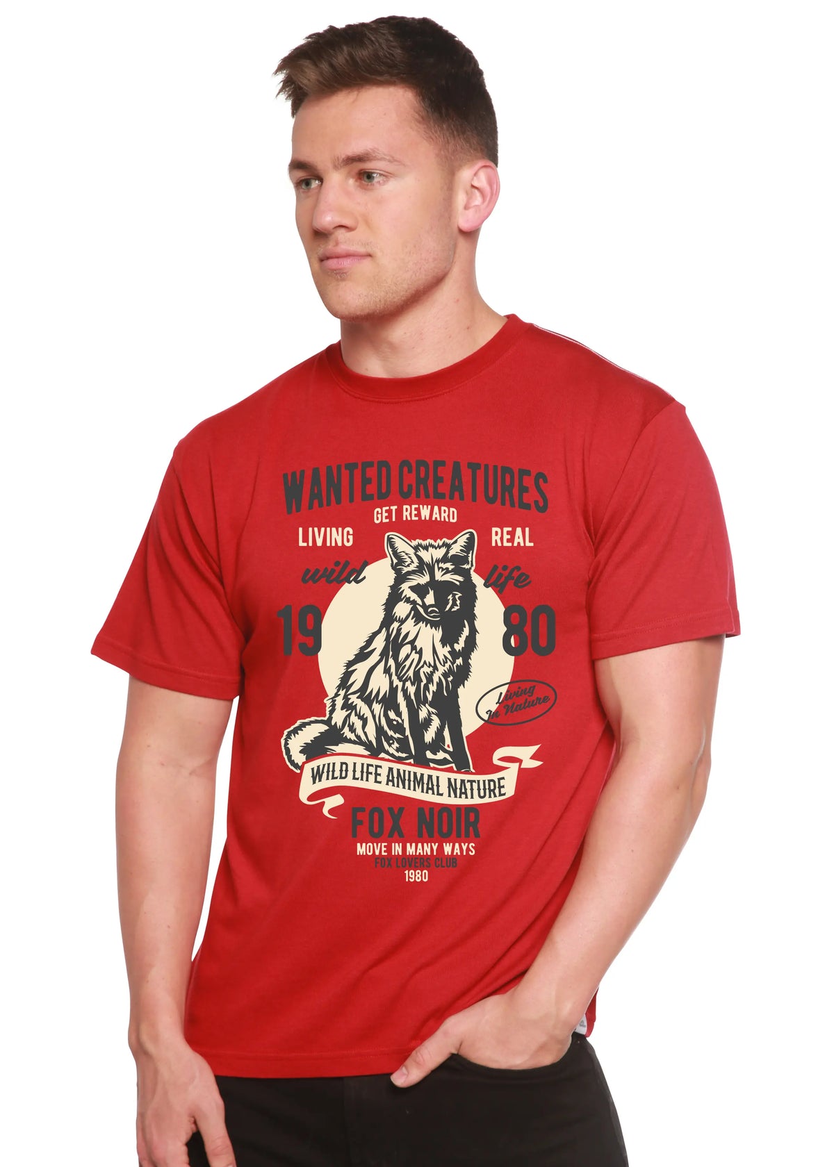 Wanted Creature Spun Bamboo® Men's Bamboo Viscose/Organic Cotton Short Sleeve Graphic T-Shirt Spun Bamboo