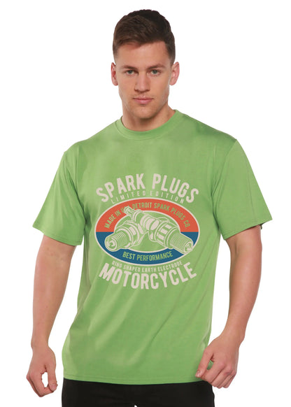 Spark Plugs Spun Bamboo® Men's Bamboo Viscose/Organic Cotton Short Sleeve Graphic T-Shirt Spun Bamboo