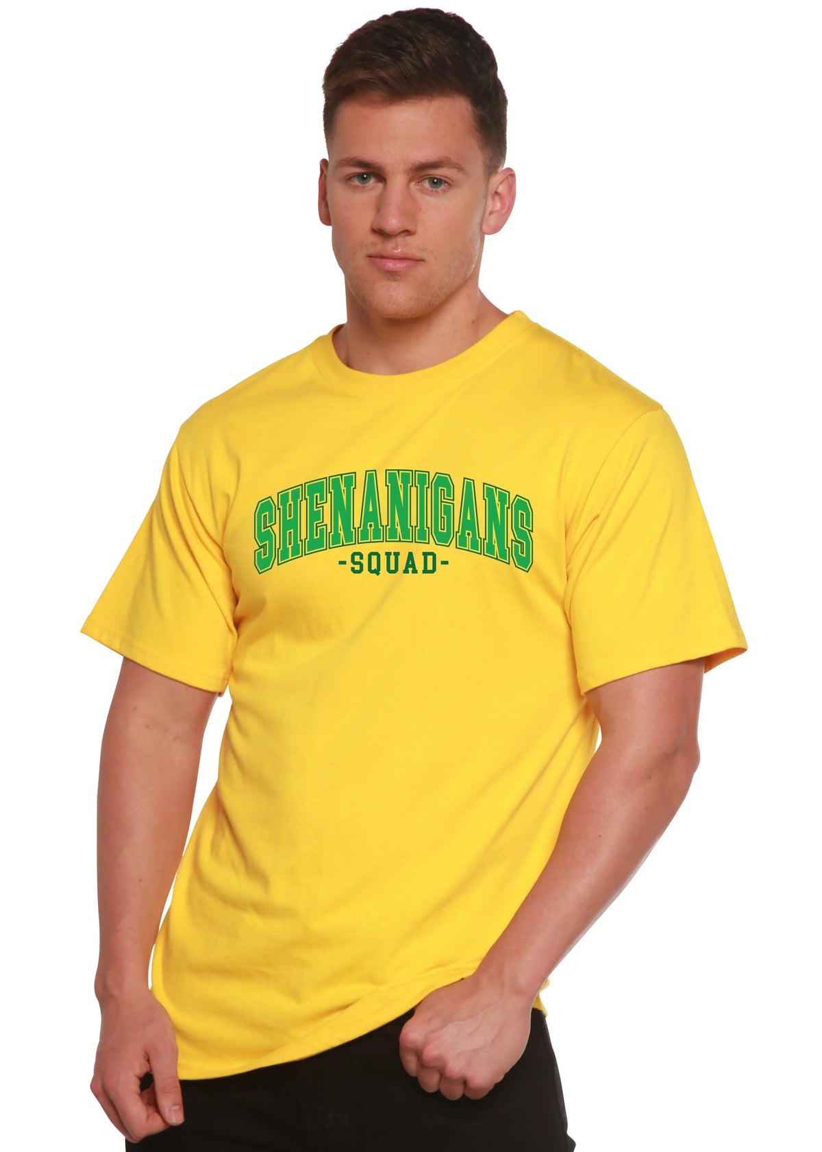 Shenanigans Squad Unisex Bamboo/Cotton Graphic T-Shirt Spun Bamboo