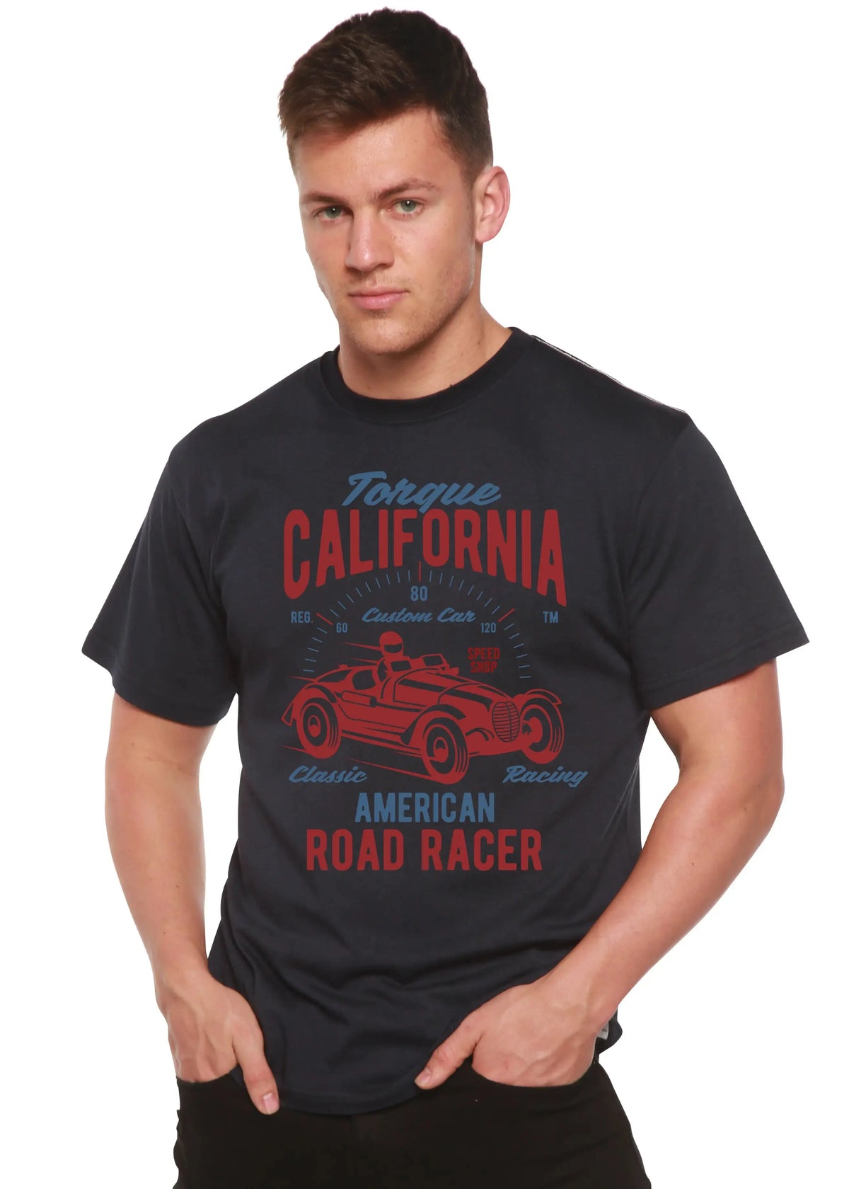 Torque California Spun Bamboo® Men's Bamboo Viscose/Organic Cotton Short Sleeve Graphic T-Shirt Spun Bamboo