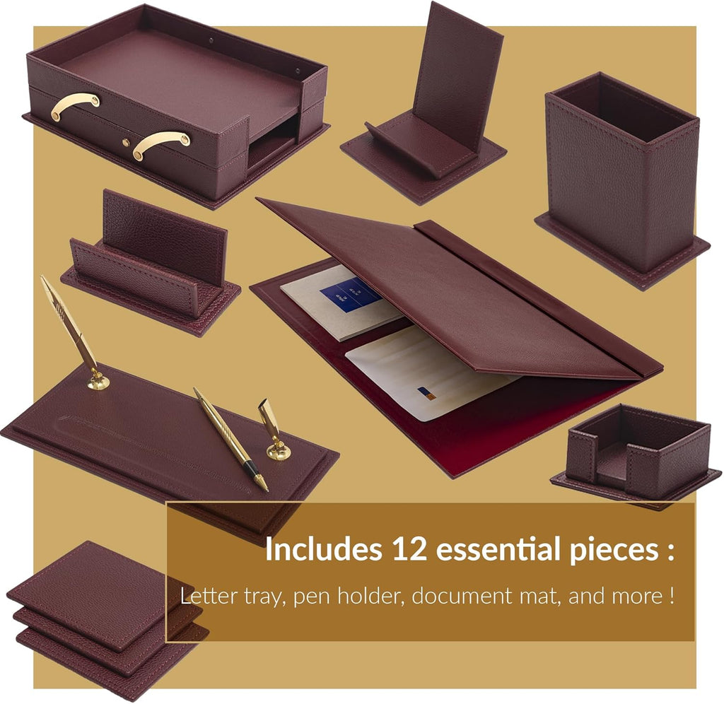 MOOG Classic Desk Organizer - Cream- 12 PCS Moogdesk