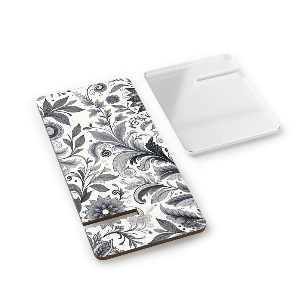 Elegant Floral Smartphone Display Stand, Desk Organizer, Home Decor, Gift for Tech Lovers, Office Accessory, Phone Holder Grayceful LLC
