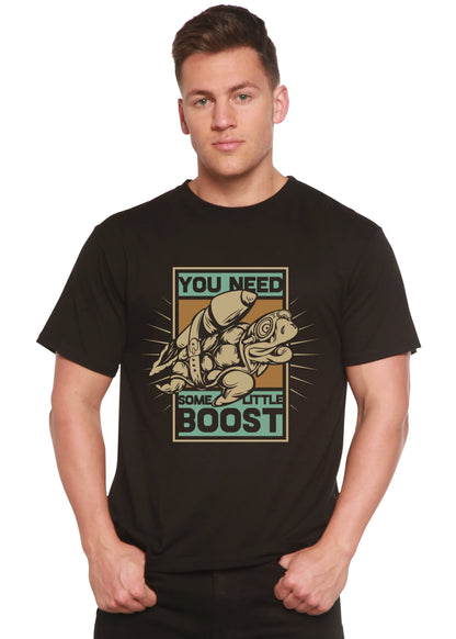 You Need Boost Men's Bamboo Viscose/Organic Cotton Short Sleeve Graphic T-Shirt Spun Bamboo