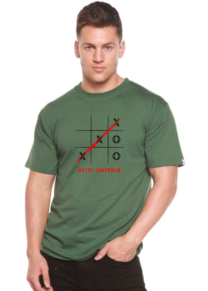 Maybe Tomorrow Unisex Bamboo/Cotton Graphic T-Shirt Spun Bamboo