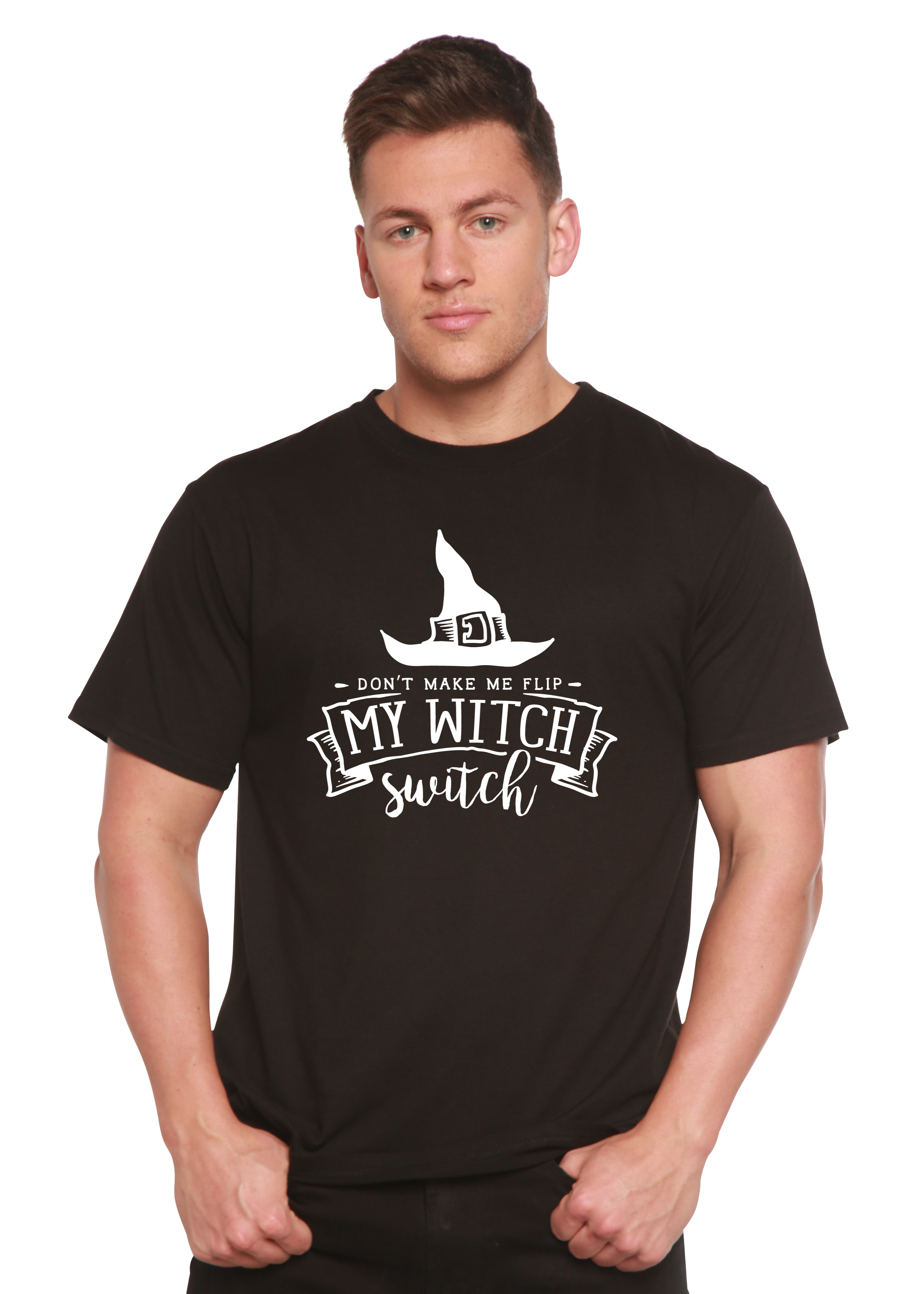 My Witch Unisex Bamboo Viscose/Organic Cotton Short Sleeve Graphic T-Shirt Spun Bamboo