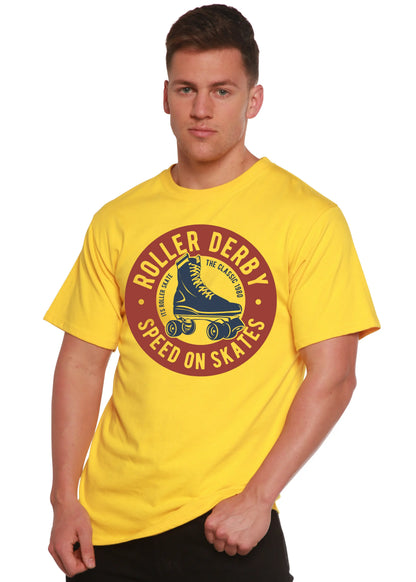Roller Derby Spun Bamboo® Men's Bamboo Viscose/Organic Cotton Short Sleeve Graphic T-Shirt Spun Bamboo