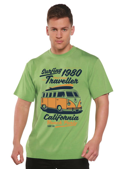 Surfing 1980 Spun Bamboo® Men's Bamboo Viscose/Organic Cotton Short Sleeve Graphic T-Shirt Spun Bamboo