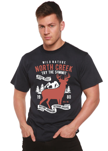 North Creek Spun Bamboo® Men's Bamboo Viscose/Organic Cotton Short Sleeve Graphic T-Shirt Spun Bamboo