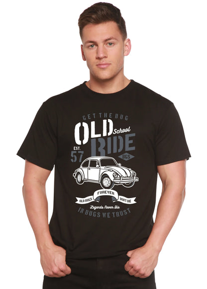 Old School Ride Spun Bamboo® Men's Bamboo Viscose/Organic Cotton Short Sleeve Graphic T-Shirt Spun Bamboo