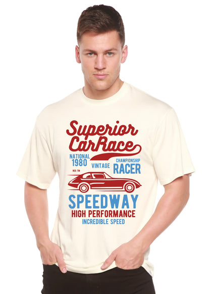 Superior Car Spun Bamboo® Men's Bamboo Viscose/Organic Cotton Short Sleeve Graphic T-Shirt Spun Bamboo