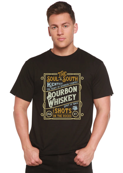 Bourbon Whiskey Men's Bamboo Viscose/Organic Cotton Short Sleeve Graphic T-Shirt Spun Bamboo