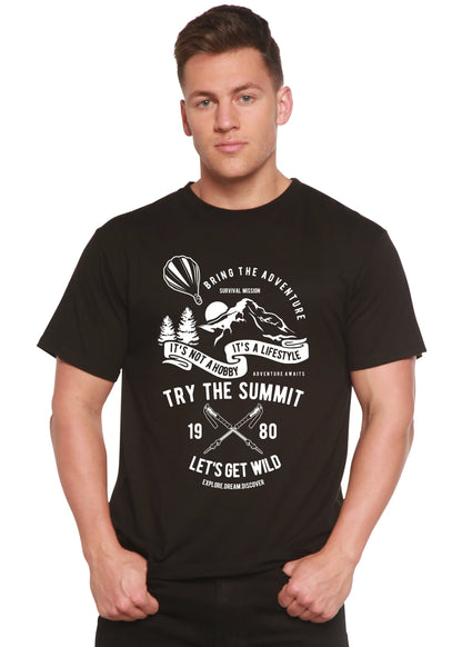 Try The Summit Spun Bamboo® Men's Bamboo Viscose/Organic Cotton Short Sleeve Graphic T-Shirt Spun Bamboo