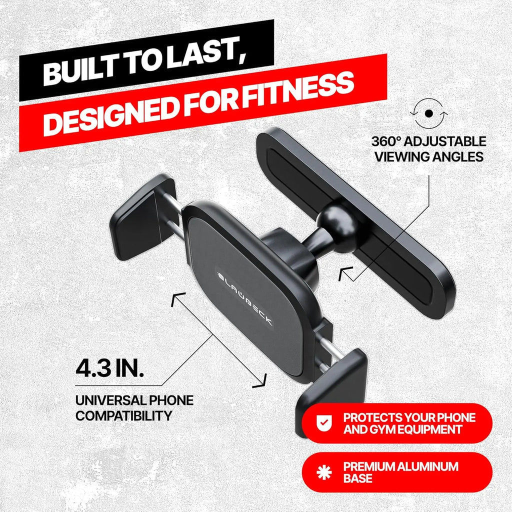 BLAUBECK Magnetic Gym Phone Holder | Secure Mount for Gym, Kitchen, DIY & Golf BLAUBECK