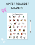 Digital Winter Reminder Stickers Jessica Autumn