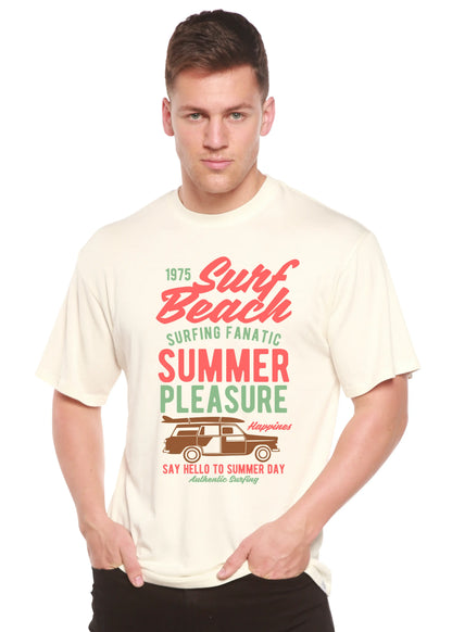 Surf Beach Spun Bamboo® Men's Bamboo Viscose/Organic Cotton Short Sleeve Graphic T-Shirt Spun Bamboo