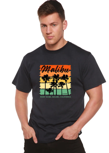 Malibu Unisex Bamboo Viscose/Organic Cotton Short Sleeve Graphic T-Shirt Spun Bamboo