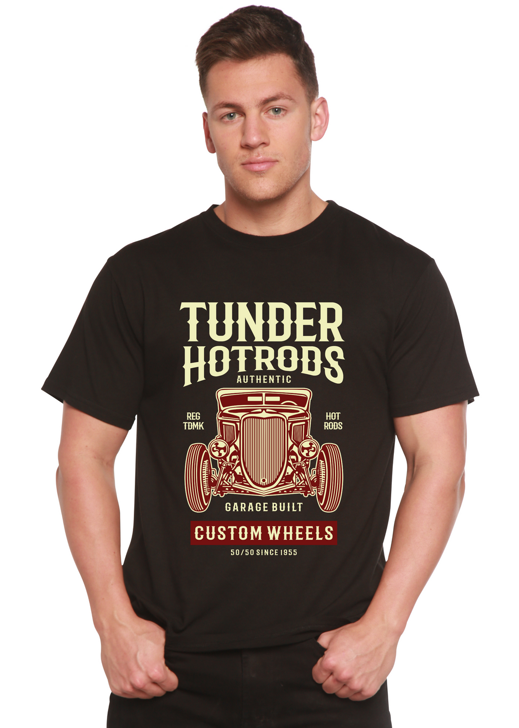 Thunder Hot Spun Bamboo® Men's Bamboo Viscose/Organic Cotton Short Sleeve Graphic T-Shirt Spun Bamboo