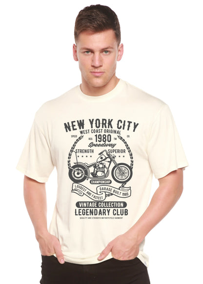 New York City Spun Bamboo® Men's Bamboo Viscose/Organic Cotton Short Sleeve Graphic T-Shirt Spun Bamboo