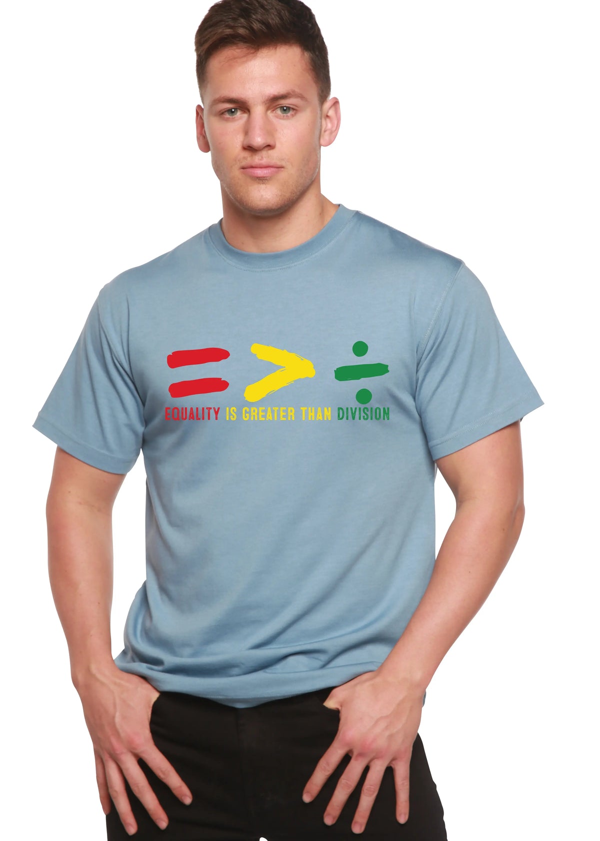 Black History Month Unisex Bamboo/Cotton Graphic T-Shirt Spun Bamboo