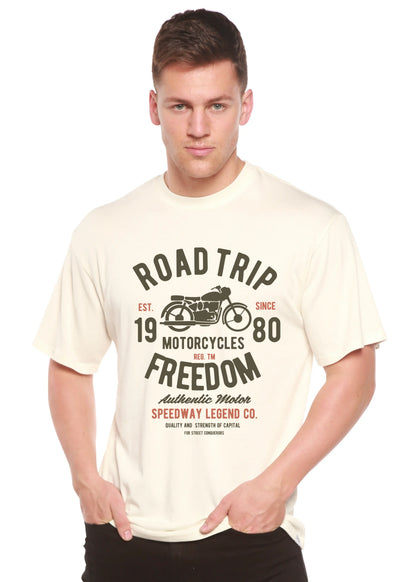 Road Trip Spun Bamboo® Men's Bamboo Viscose/Organic Cotton Short Sleeve Graphic T-Shirt Spun Bamboo