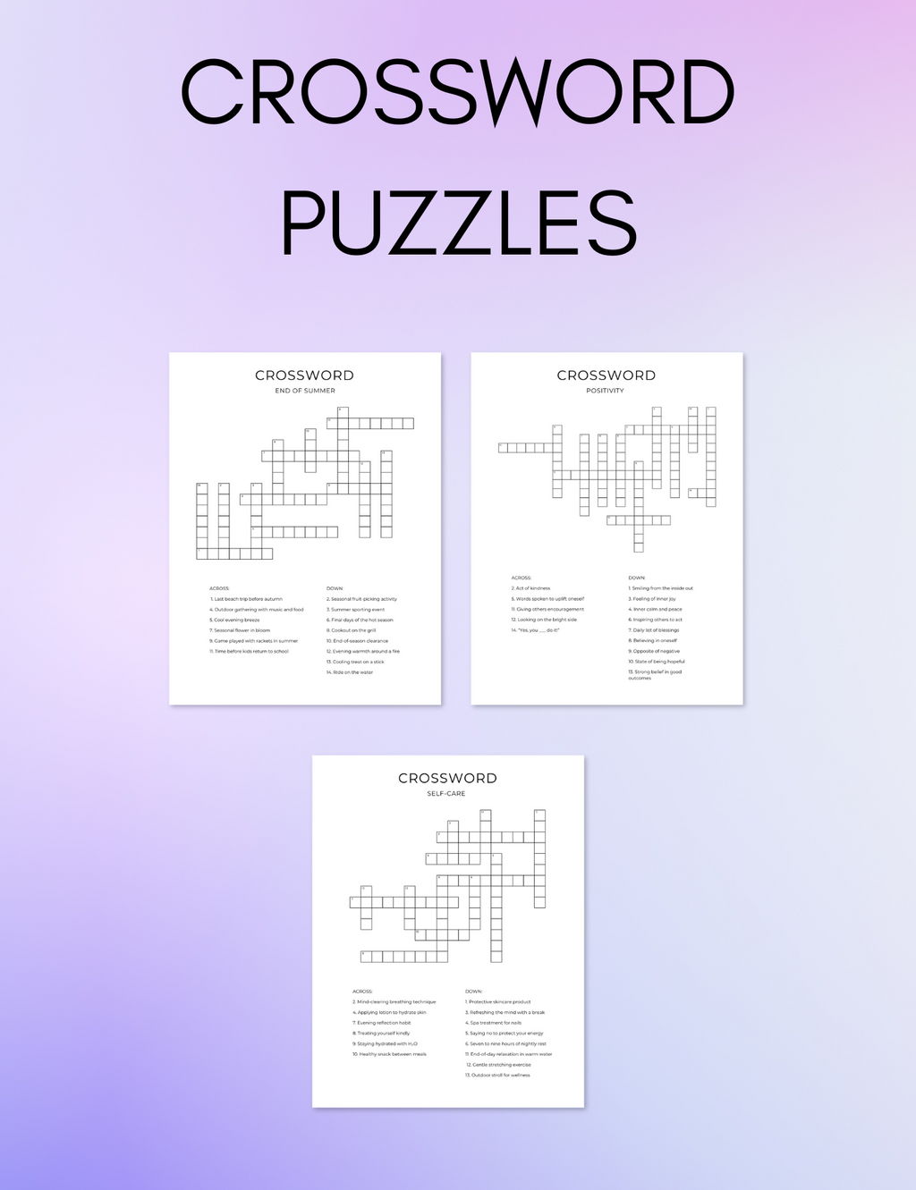 August Activity Book Bundle (Digital + Printable) Jessica Autumn