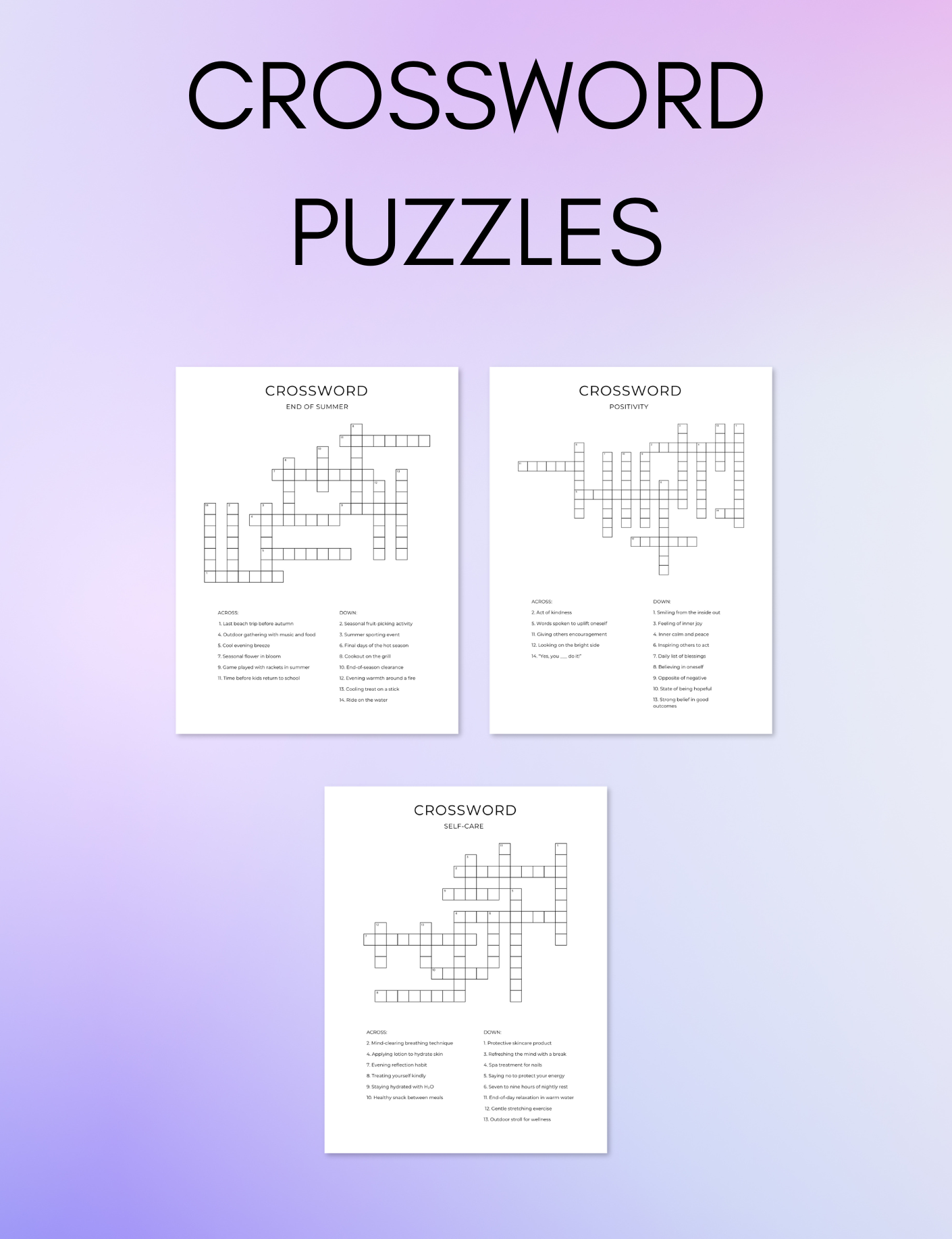 August Activity Book Bundle (Digital + Printable) Jessica Autumn