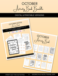 October Activity Book Bundle (Digital + Printable) Jessica Autumn