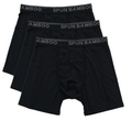 Men's Bamboo Viscose Boxer Briefs Underwear Black Color - 3-pack Spun Bamboo