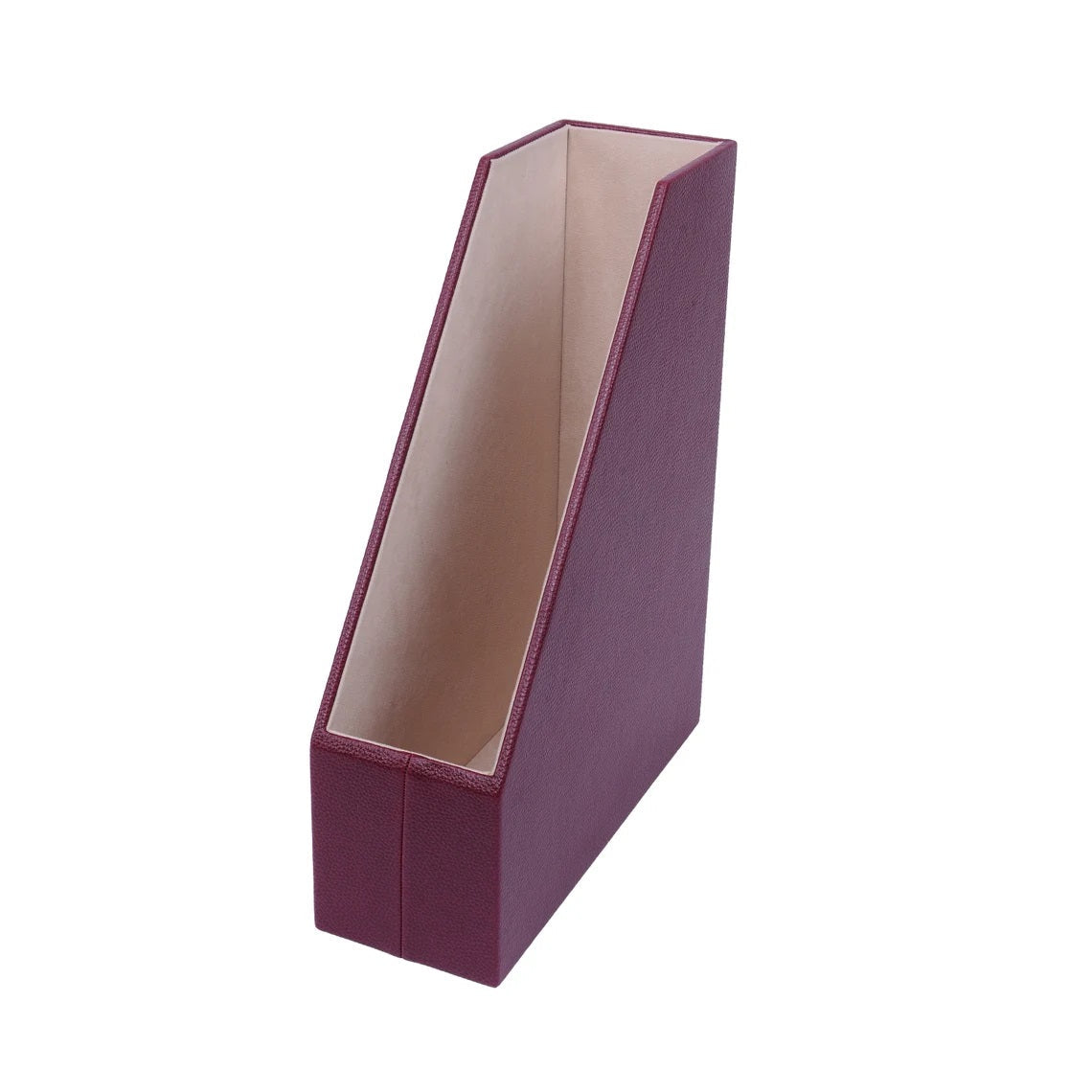 MOOG Faux Leather Magazines Holder- File Organizer Moogdesk
