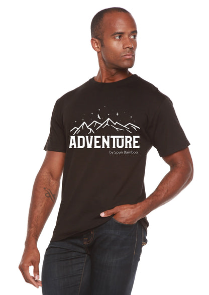 Adventure Printed Men's Bamboo Viscose/Organic Cotton Short Sleeve T-Shirt Spun Bamboo