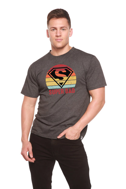 Super Dad Men's Bamboo Viscose/Organic Cotton Short Sleeve Graphic T-Shirt Spun Bamboo