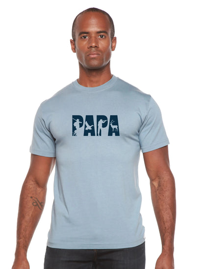 PAPA Men's Bamboo Viscose/Organic Cotton Short Sleeve Graphic T-Shirt Spun Bamboo