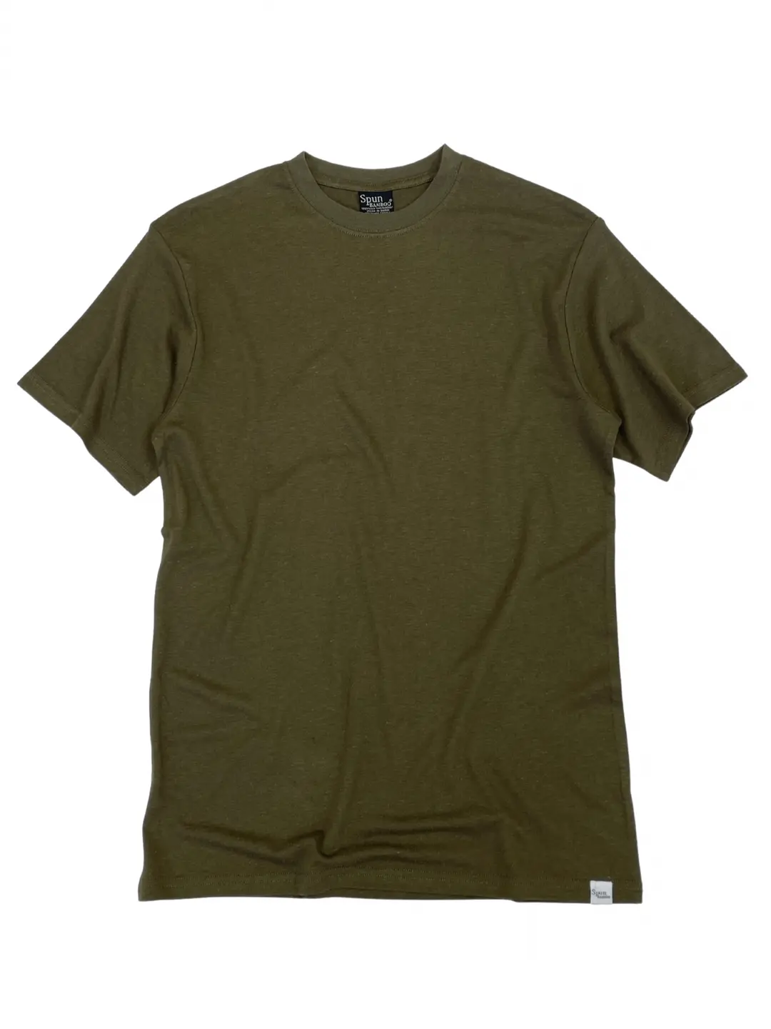 Men's Bamboo Viscose/Organic Cotton Short Sleeve T-Shirt - 5-Pack Mixed Colors Spun Bamboo