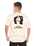 Social Distancing Men's Bamboo Short Sleeve Printed T-Shirt Spun Bamboo