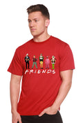 Funny Christmas Movies Printed Men's Bamboo T-Shirt Spun Bamboo