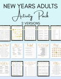 Adults New Years Activity Pack Jessica Autumn