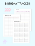 Birthday Tracker Jessica Autumn