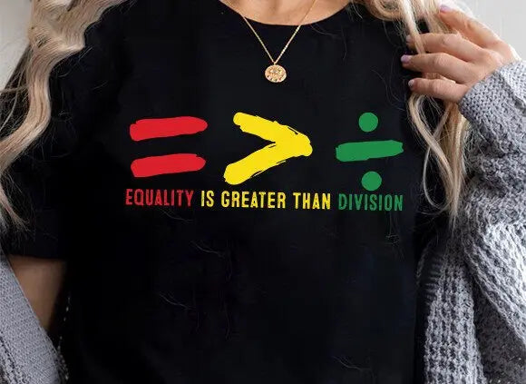 Black History Month Unisex Bamboo/Cotton Graphic T-Shirt Spun Bamboo
