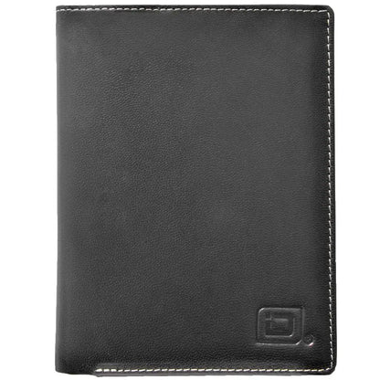 RFID Blocking Leather Passport Wallet ID Stronghold