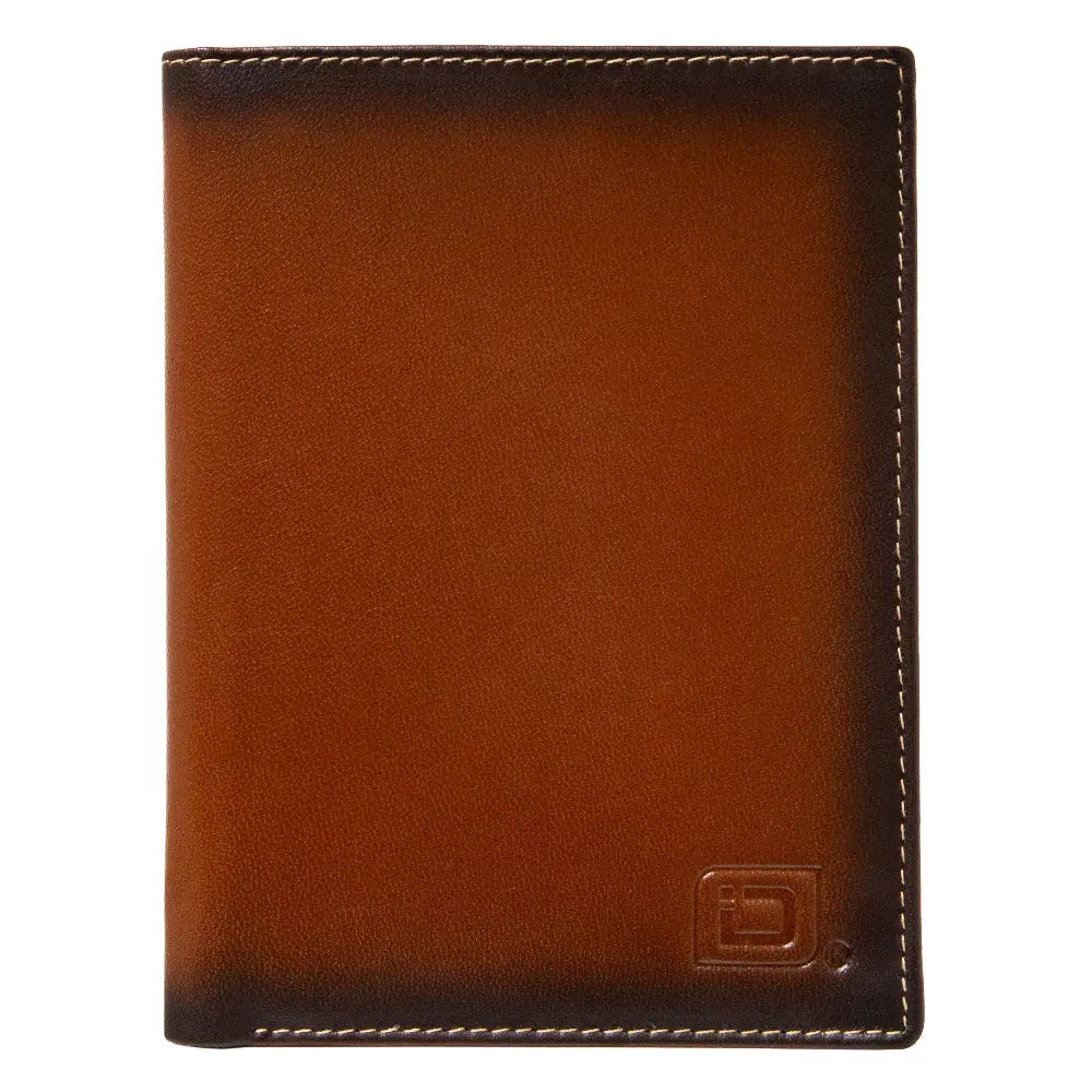 RFID Blocking Leather Passport Wallet ID Stronghold