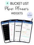 Digital Phone Planner Bucket List Widgets Jessica Autumn