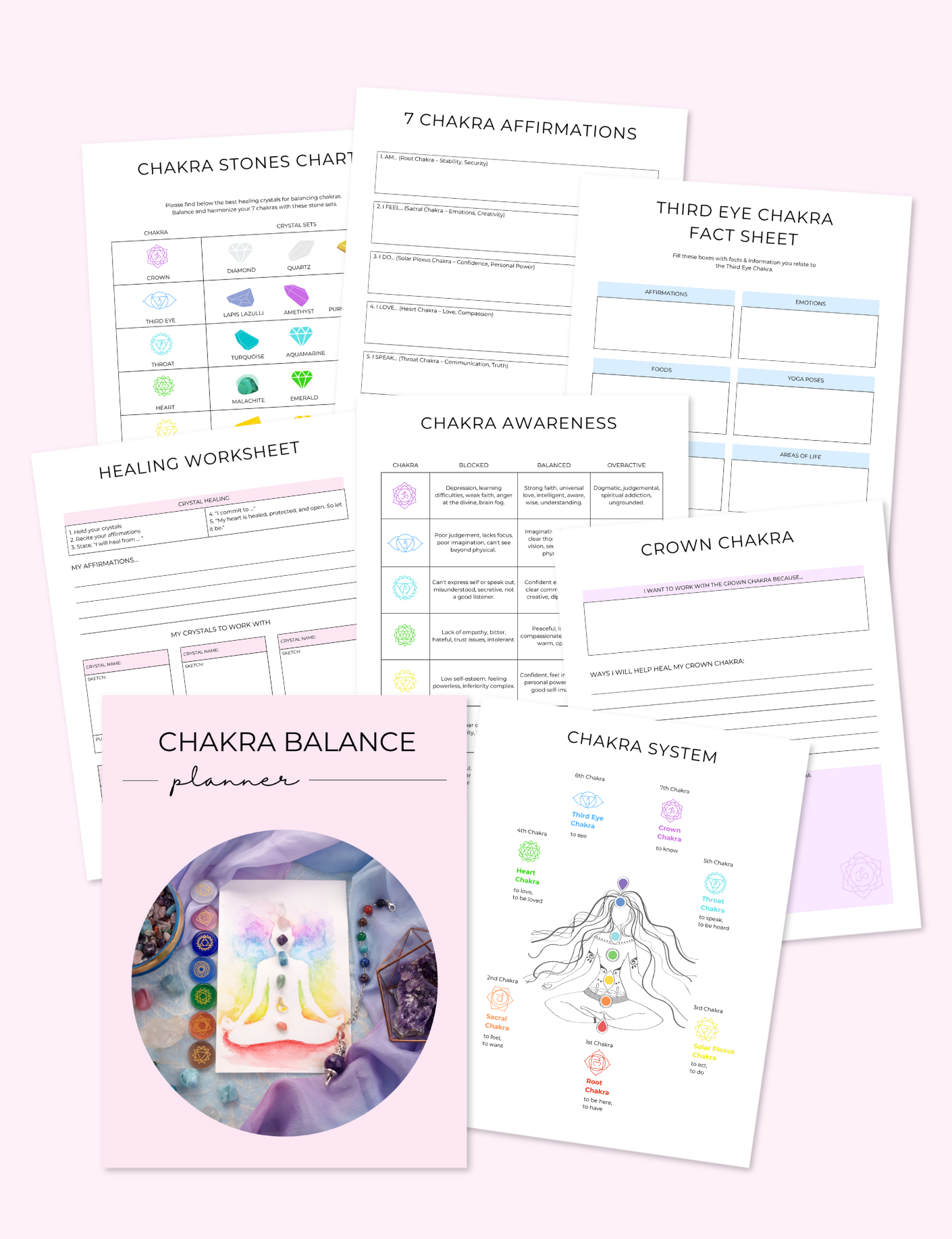 Chakra Balance Planner Jessica Autumn